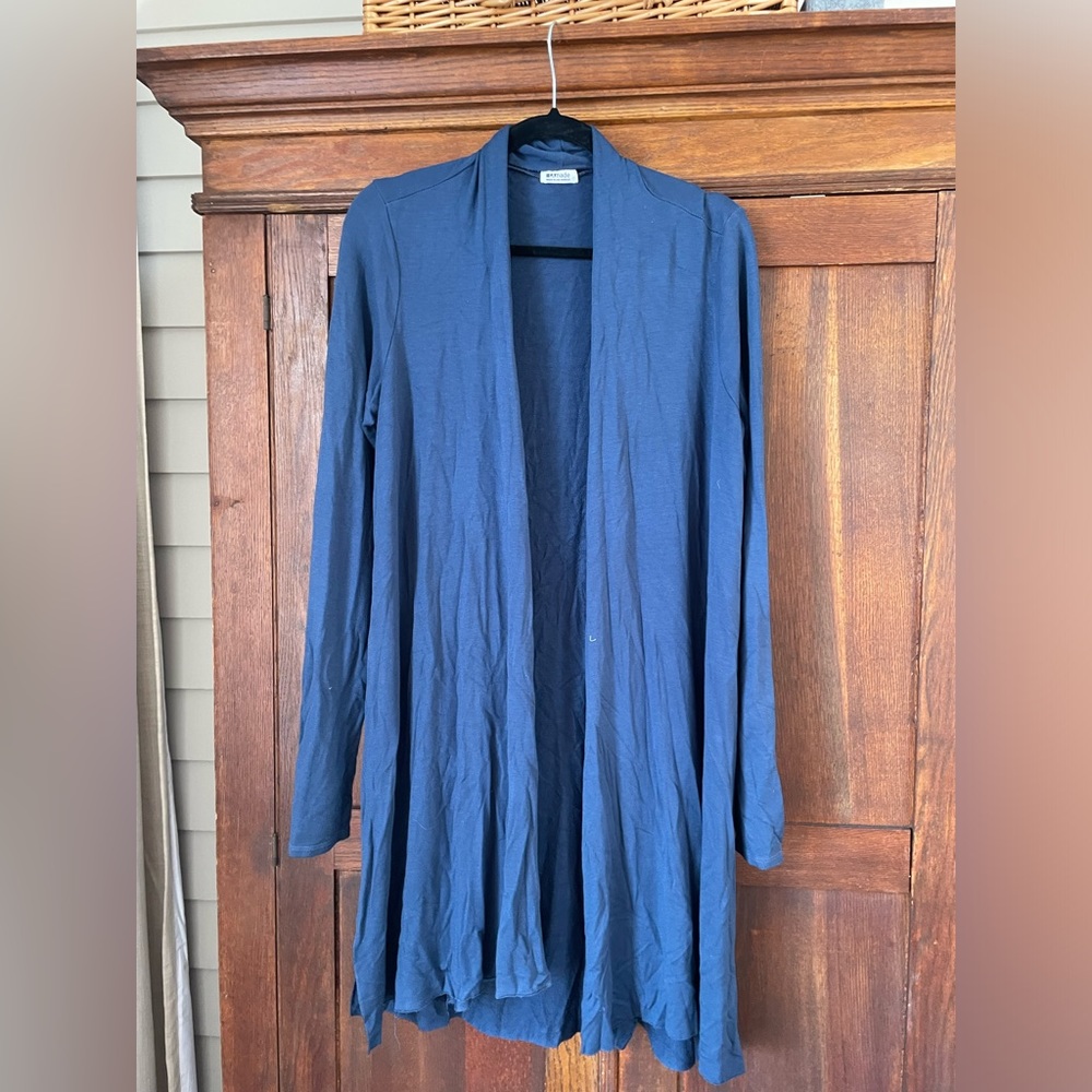 LA Made Long Sleeve Duster Cardigan